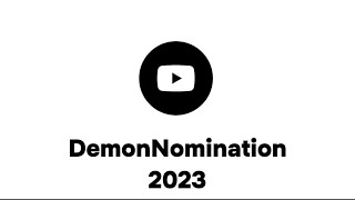 DemonNomination 2023 | ИТОГИ ГОДА И ЦЕРЕМОНИЯ НАГРАЖДЕНИЯ