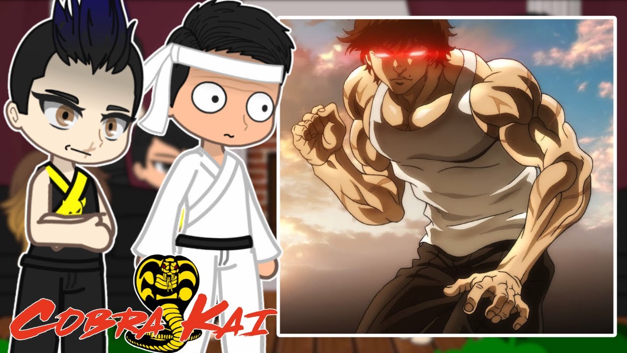 Cobra Kai | React to Baki || Baki Hanma || Tiktok || Gacha react