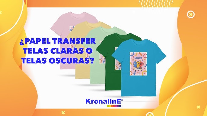 Papel transfer para camisetas - 20milproductos Blog