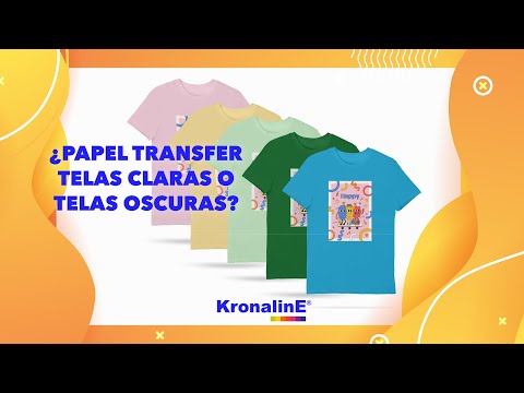 ¿Papel transfer Telas