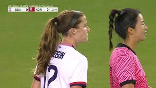 USWNT vs. South Korea (October 21, 2021) screenshot 5