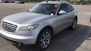 Infiniti fx35 suv pov Test Drive walkaround auction car 2003 2004 2005 sold $2250