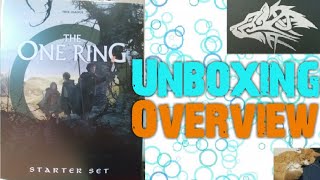 📜Unboxing & Overview for The One Ring 2nd edition starter set by Free League publishing / TTRPG