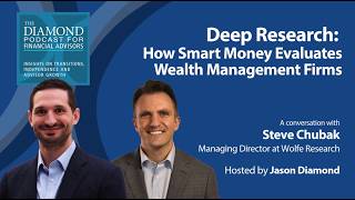 How Wall Street Evaluates Wealth Management Firms | Steve Chubak, Wolfe Research