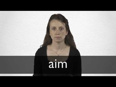 How to pronounce AIM in British English