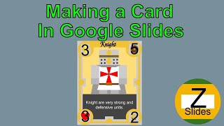 Making A Card In Google Slides