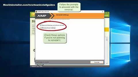 How Should I Fully Remove AIMP in Windows?
