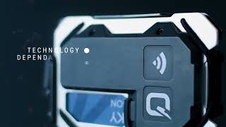 The QuiqLite TAQTracker LED Every Day Carry Wallet