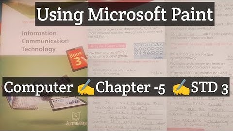 Unit-5 | STD 3| Using Microsoft Paint| Jeevandeep Computer textbook full solution