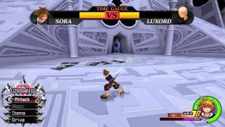 KH HD 2.5 ReMIX - Luxord Data Battle (KH2FM) (Critical Mode)