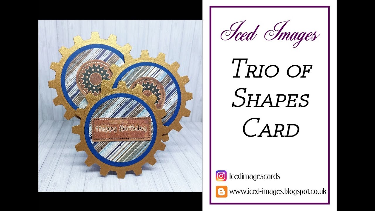 Trio Of Shapes Card - YouTube
