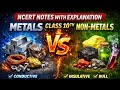 Chemistry Class 10th Chapter 3 Metals and Non metals Chapter with Ncert Notes Cbse and Bihar board