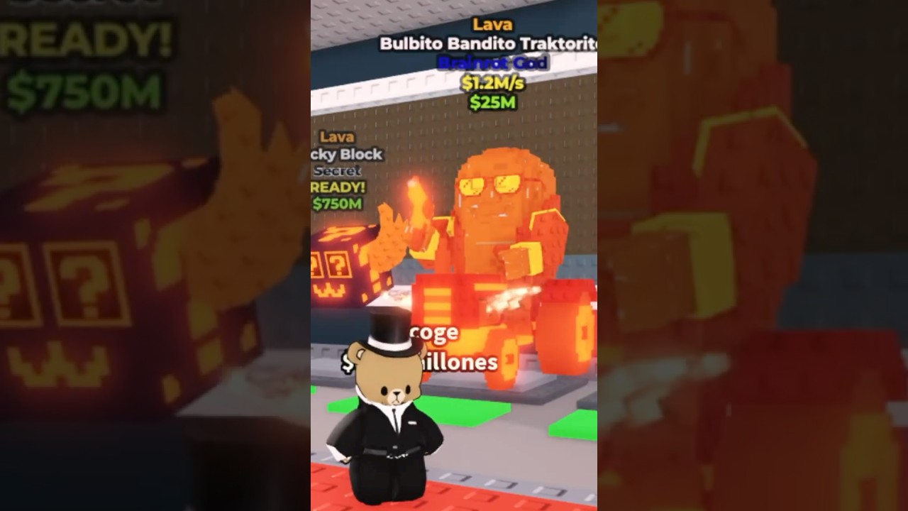 ME SALE EL NUEVO BRAINROT EN LAVA🥵 #Shorts