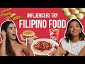 ABU DHABI INFLUENCERS TRY FILIPINO FOOD by THE SKWAD