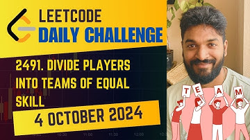 2491. Divide Players Into Teams of Equal Skill | Daily Challenge | 4 Oct 2024 | Java | POTD #dsa