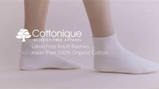 Cottonique Latex Free Adult Booties