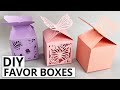 DIY Butterfly Favor Box