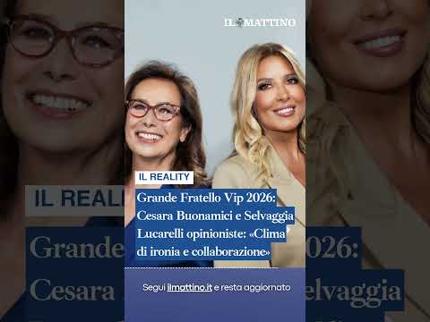 Video Grande Fratello Vip 2026: Cesara Buonamici e Selvaggia Lucarelli opinioniste