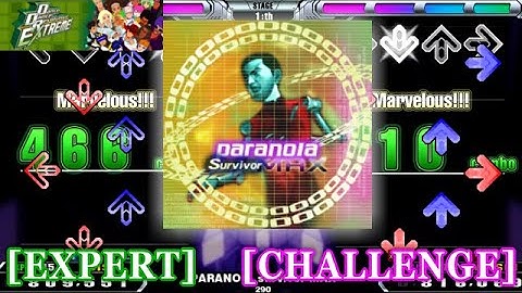 【DDR EXT】 PARANOIA survivor MAX [EXPERT / CHALLENGE] 譜面確認＋Comparison