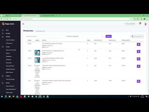 busqueda con error de base de datos