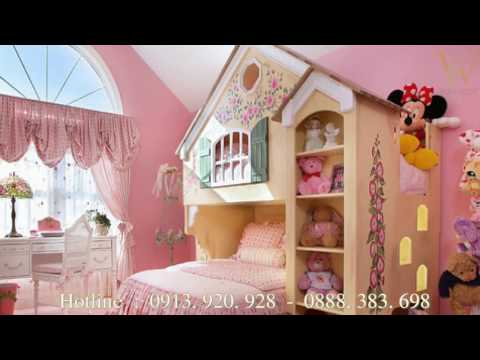 Video Phòng ngủ cho bé gái màu hồng đẹp như trong truyện cổ... - youtube