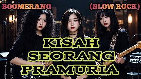 KISAH SEORANG PRAMURIA - BOOMERANG (SLOW ROCK) cover by Nabilah studio 