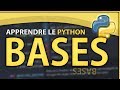 Apprendre le python 1  les bases  prerequis