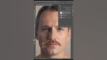 Photoshop Trick 2026: Add a Real Mustache in Minutes! #shorts #ytShorts #RajnikGraphicLab