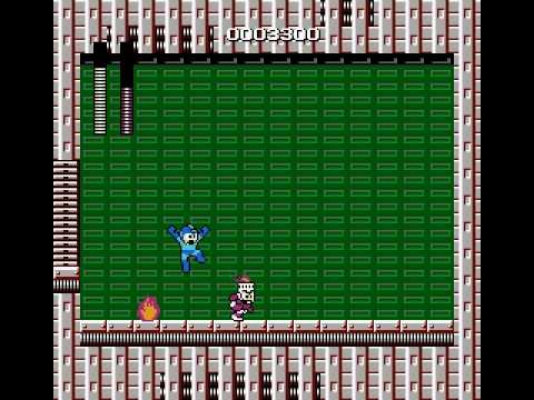 Megaman No Damage Boss Fights Mega Man 1 Fireman Youtube