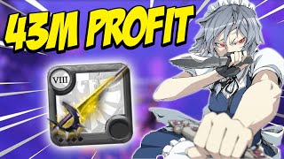 43M PROFIT !!! BEST BUILD BLOODLETTER MISTS SOLO PVP EUROPE SERVER  ( Albion Online )