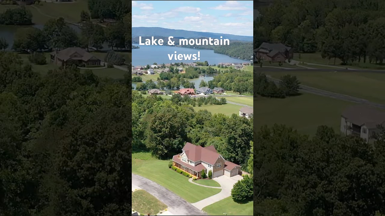 Lake & Mountain Views! Stunning 4+ Bedroom Tennessee Home For Sale | 210 Majestic View Dr, Rockwood