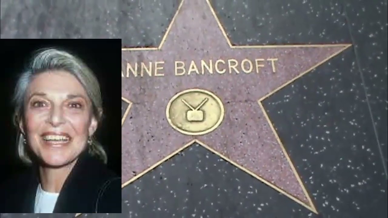 Anne Bancroft Every Star Has A story with Hollywood Actress Method Acting The Graduate Mrs Robinson