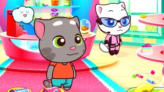 Talking Tom Candy Run New Characters Brainiac Ben and Agent Angela GAMEPLAY screenshot 3