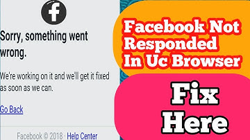 Facebook Not Open In Uc Browser Android Fix It In Easy Steps