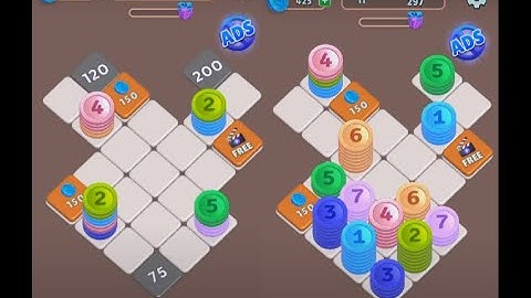 Coin Stack Puzzle - Gameplay walkthrough 1
