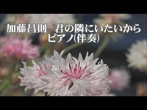 加藤昌則　君の隣にいたいから　ピアノ伴奏　Nコン　中学