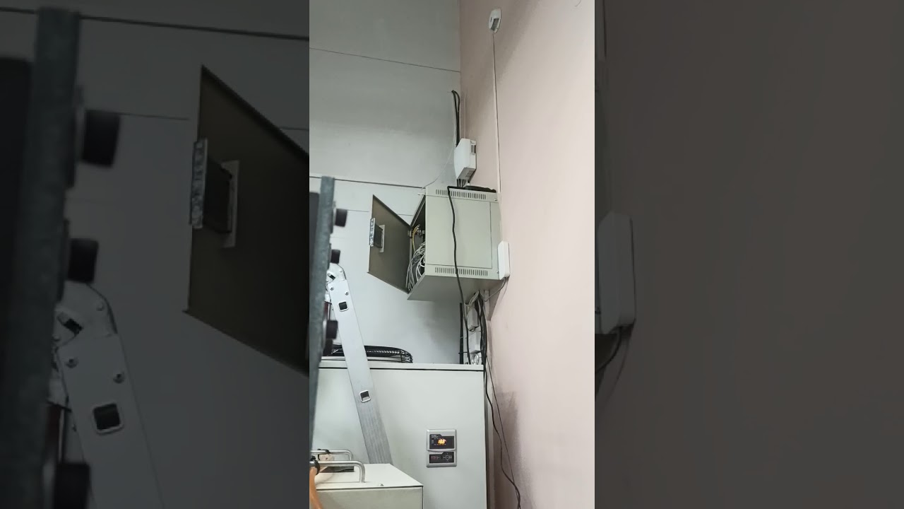 Установка ip камеры Hiwatch DS-i453 на производстве