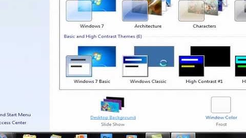 How to make your own theme for windows 7