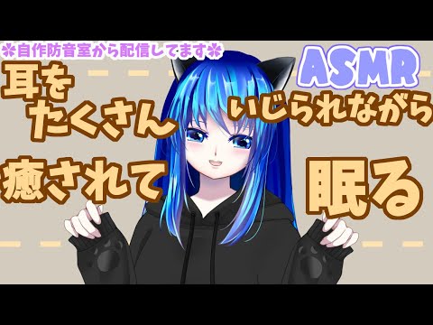 【ASMR配信53】❀寝落ちサポート❀耳かきやタッピングなど癒され実験も有り✨/鼓膜に優しい囁き雑談有/EarCleaning/Whispering/cover ears/Japanese