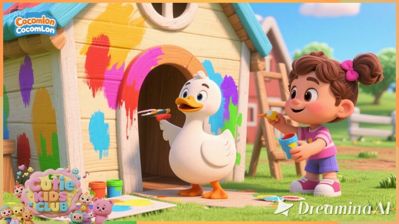 Kids Enjoy Build Duck House Song For Kids | Cutie Kids Club