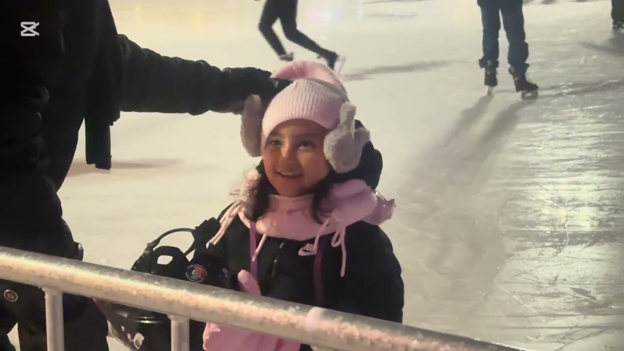 Creating beautiful winter memories skating with my family in 2026