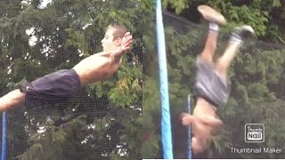 CRAZY TRAMPOLINE SESH!! (We got hurt!!)