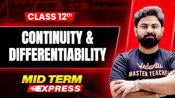 Continuity & Differentiability in 60 Minutes⏲️| Class 12 Maths Chapter 5 | Boards 2026| Shashank Sir