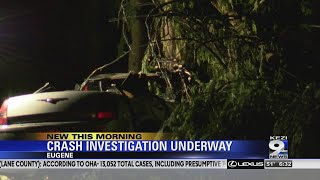 Two people dead after crash in Eugene, Police investigating