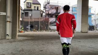 20200425-2 no.9＊野球　練習　内野ノック　バックホーム