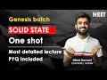 Solid State with PYQs ft. Nitesh Devnani Sir | Genesis Batch for NEET