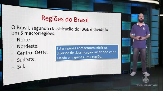 O Brasil e sua divisão regional - parte 1 