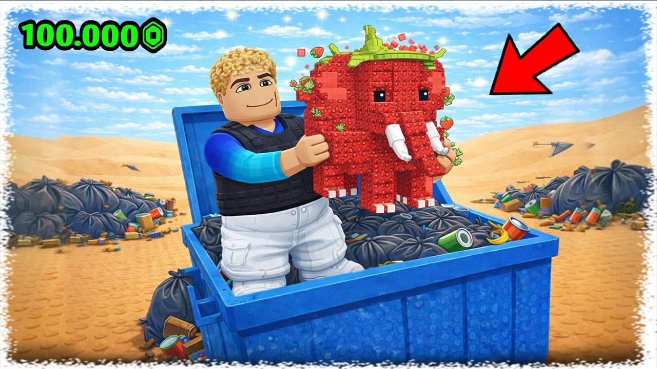 Мусорный Яшиктен STRAWBERRY ELEPHANT Брейнротын тауып алдым !