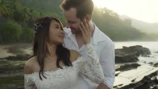 Narae & Klayton Waterfall Elopement In Costa Rica
