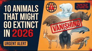 10 Animals That Might Go Extinct by 2026 😢